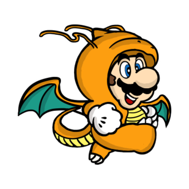 dragonite mario pillow teepublic