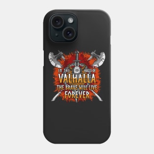 Viking Halls of Valhalla Phone Case