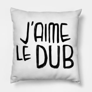 Dub Music Love, Dub Typography, Jaime le Dub Pillow