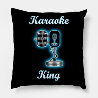 Karaoke King Blue Glowing Microphone Pillow