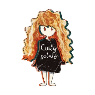 Curly Potato Girl T-Shirt