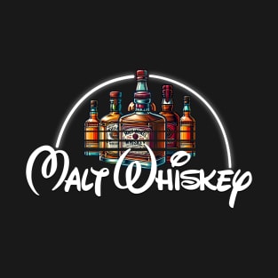 Malt Whiskey - White T-Shirt