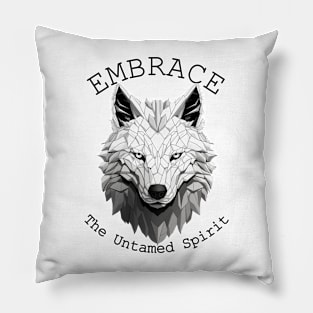 Wolf - the untamed spirit Pillow