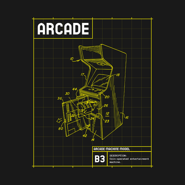Arcade - The T-Shirt for Fans of Retro Gaming and Endless Fun by The uncommon