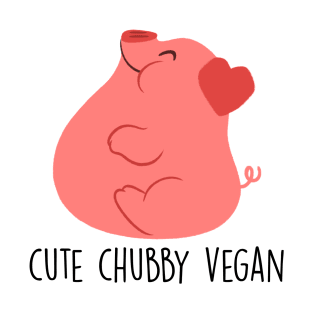 Cute Chubby Vegan - Light T-Shirt