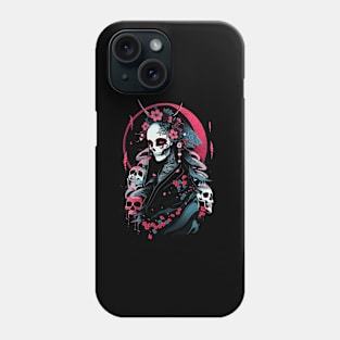 Geisha | Grim Reaper Geisha Skull | Cool Retro Japanese Aesthetic #16 Phone Case