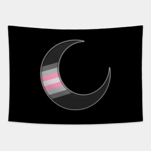 Demigirl Pride Crescent Moon Tapestry