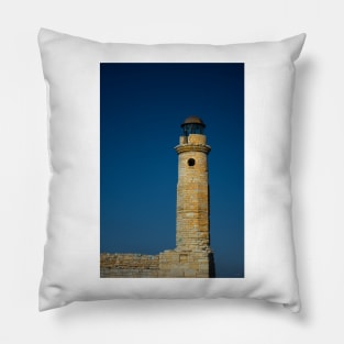 The Lighthouse at Rethymno, Crete Pillow