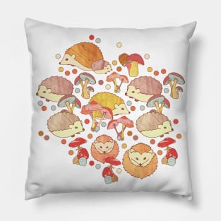 Woodland Hedgehogs Pillow