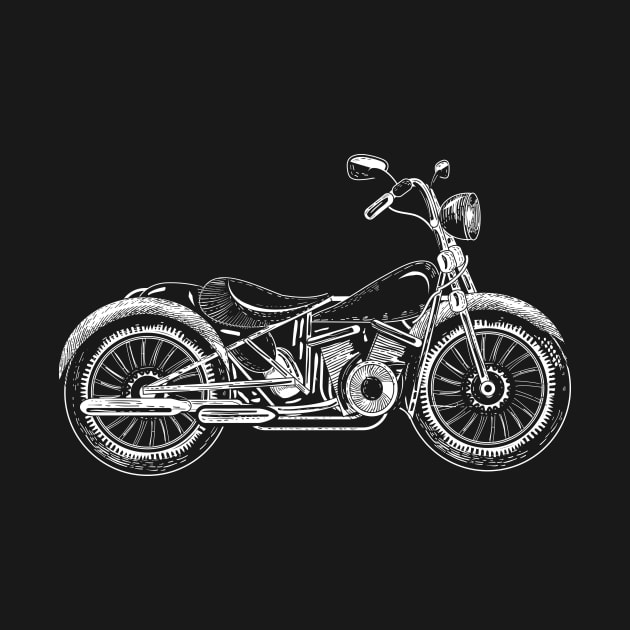 drawn motorcycle by Kisho