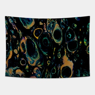 Space acrylic pouring Tapestry