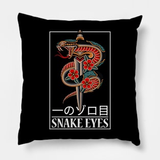 Snake eyes! Pillow