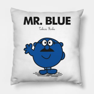 Mr Blue Pillow