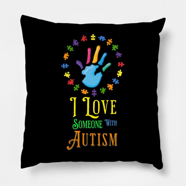 I love someone with Down Syndrome Pillow by letnothingstopyou