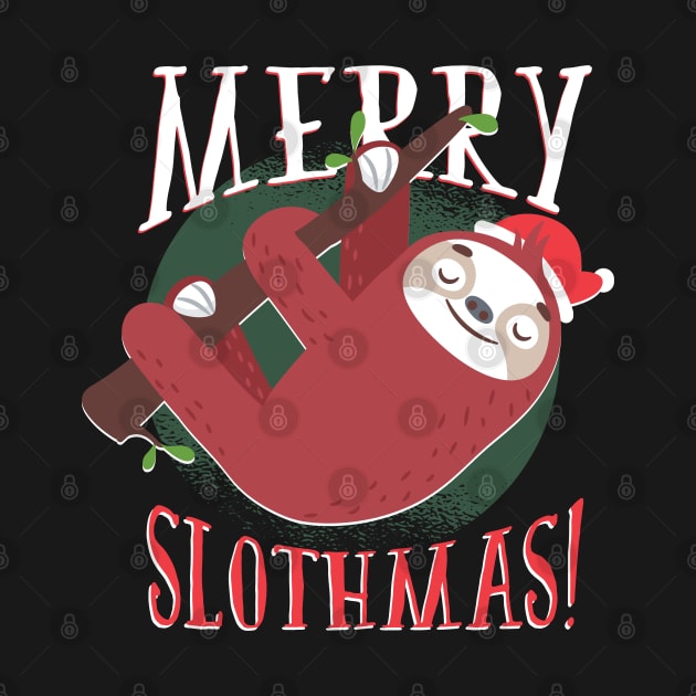 Merry Slothmas by madeinchorley