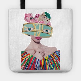 Surreal Portrait of a Girl Tote