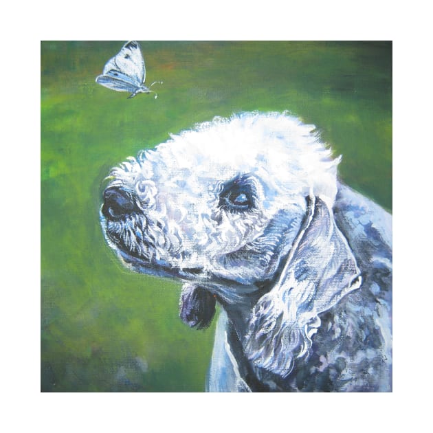 Bedlington Terrier Fine Art Painting by LASHEPARD