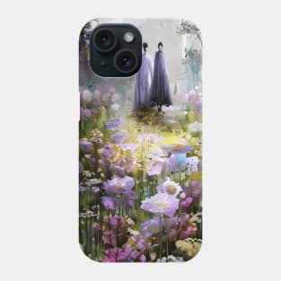 Two ladies in the garden Phone Case