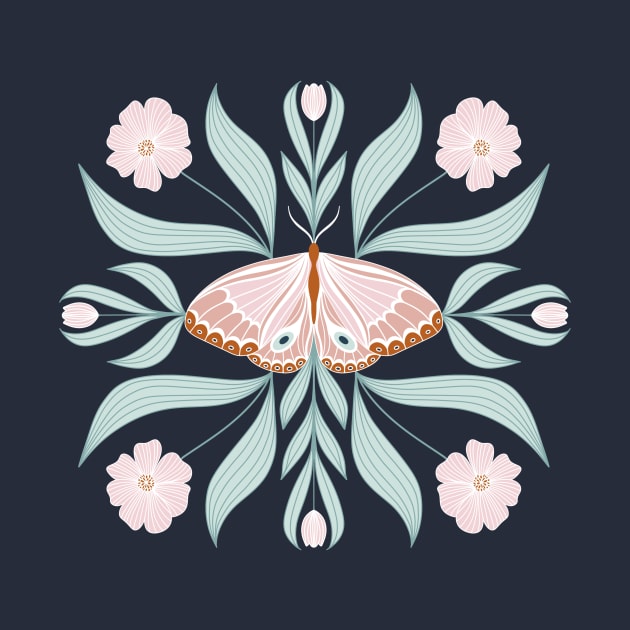 Sweet Butterfly Botanical by Michelle Kirsch