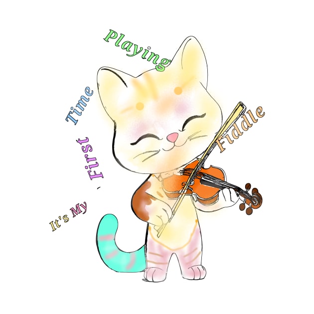 Feline Fiddler: A Cat's Concerto of Purrfect Harmony by DigitaFix