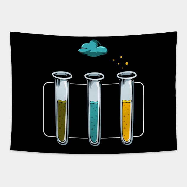 Science Lab Nerd Geek Chemistry Physics Gravity Tapestry by Funnyawesomedesigns