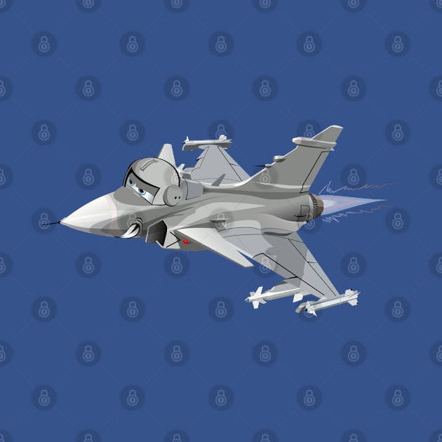 Cartoon Fighter Plane by Mechanik