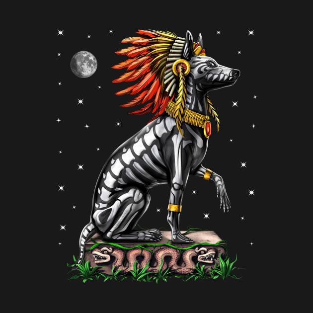 Aztec Xolo Dog by underheaven