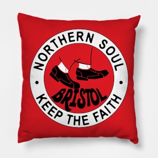 Northern Soul Bristol Keep the Faith Dancing feet Pillow