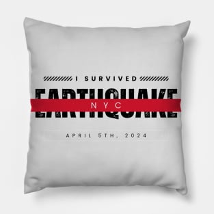 NYC Earthquake Survivor Pillow