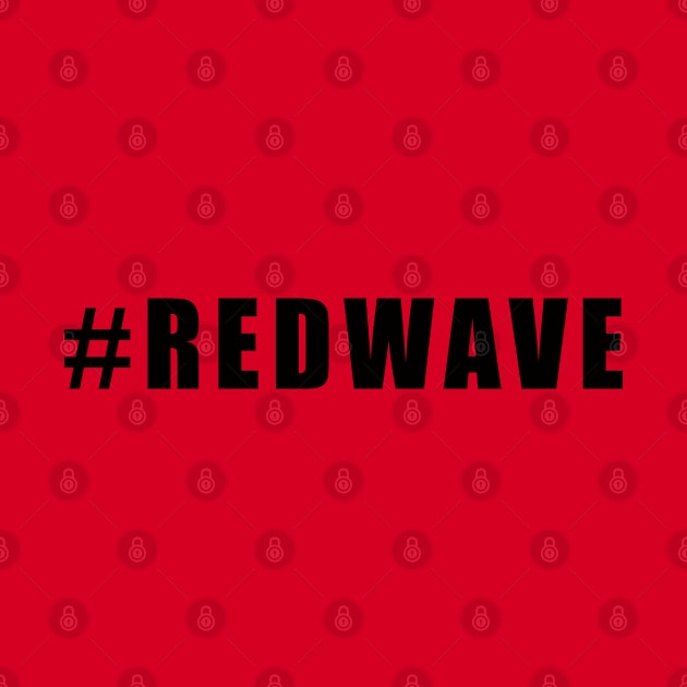 Red Wave Hashtag by Capital Blue