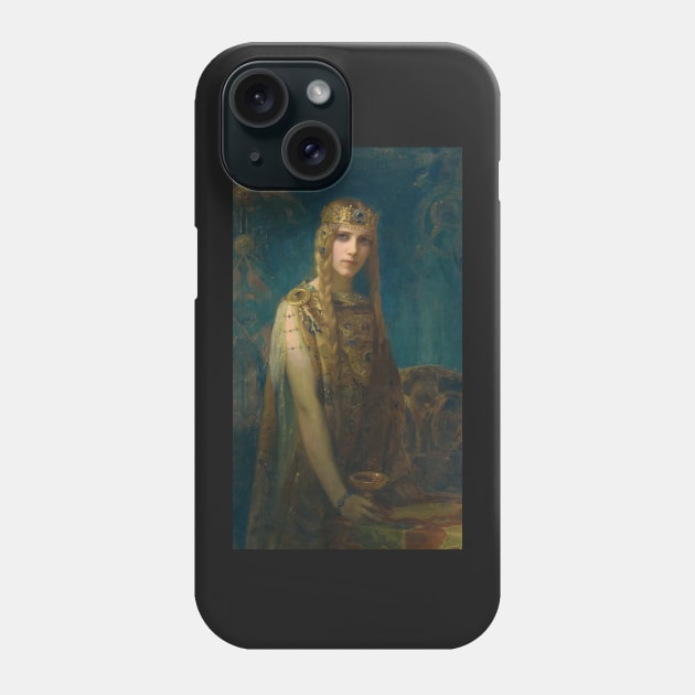 Irish Princess Isolde, Gaston Bussiere, 1911 Phone Case by immortalpeaches