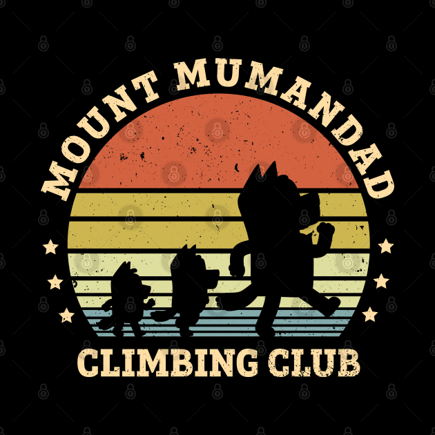 Mount Mumandad Climbing Club Retro by Symmetry Stunning Portrait