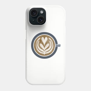 Latte Design Phone Case