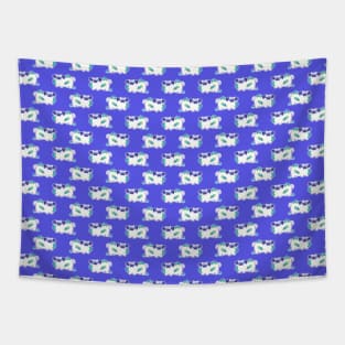 Blueberry Pug Pattern Tapestry