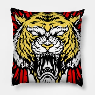tiger dayak Pillow