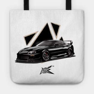 toyota supra a80 black Tote