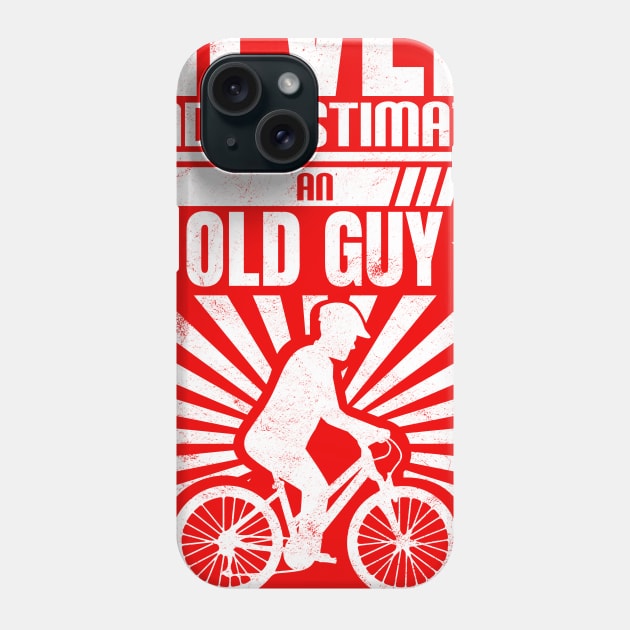 Bycicle Cyclist Grandpa Phone Case by avshirtnation