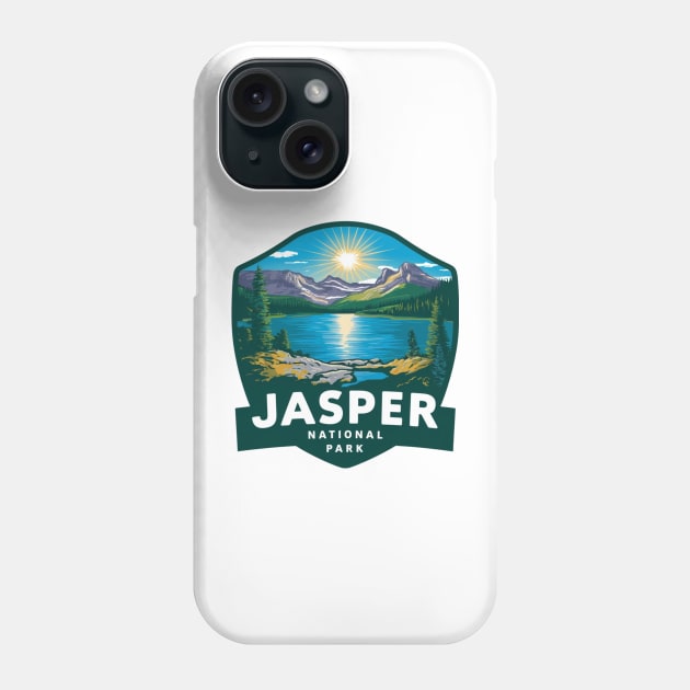 Jasper National Park Of Canada Phone Case by Perspektiva