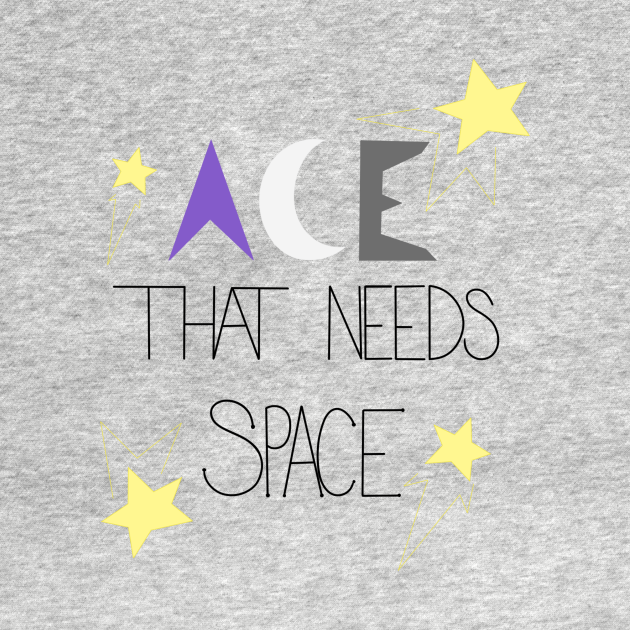 Disover Space Ace - Asexual - T-Shirt