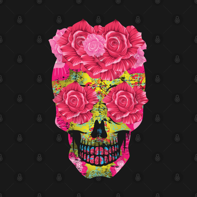 Disover Floral Sugar Skull Muertos Day Of Dead Halloween - Muertos - T-Shirt