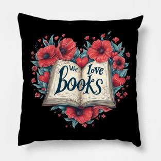 We love Books Pillow