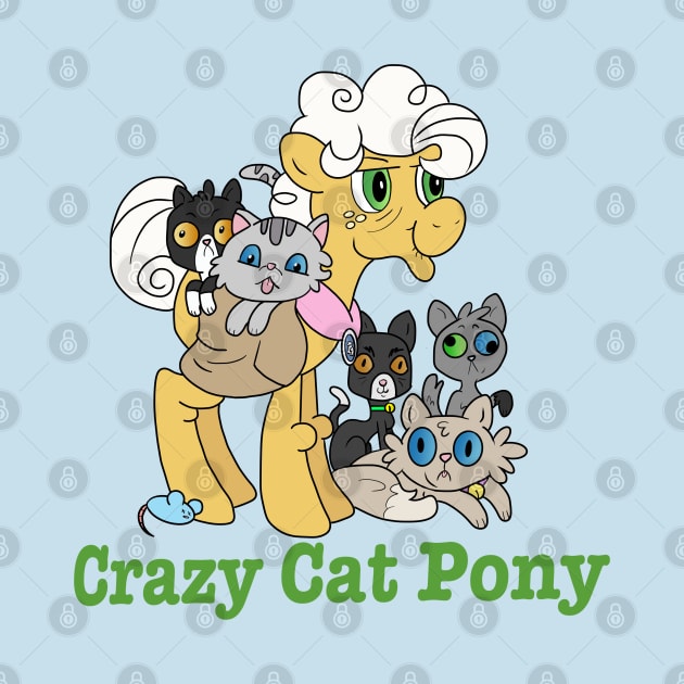 Crazy Cat Pony by AmyNewBlue