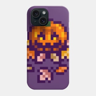 Pixel Jack-O Phone Case