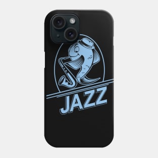 Fish Playing Snazzy Jazz Saxophone Music Phone Case