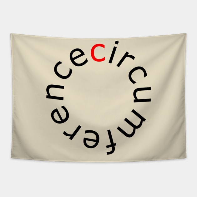 Circumference - Self-explanatory Terms Tapestry by AhMath