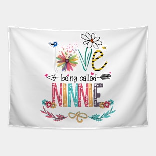 Love Being Called Ninnie Happy Mother's Day Tapestry