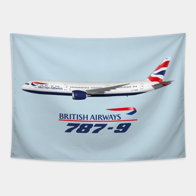 BA 787-9 Tapestry by SteveHClark