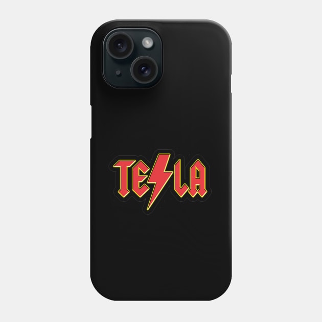 Tesla Rocks! Phone Case by d1s1nformat1on