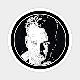 JOHN McCLANE - Die Hard (Circle Black and White) Magnet