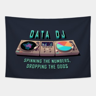 Data DJ - Spinning Numbers Tapestry